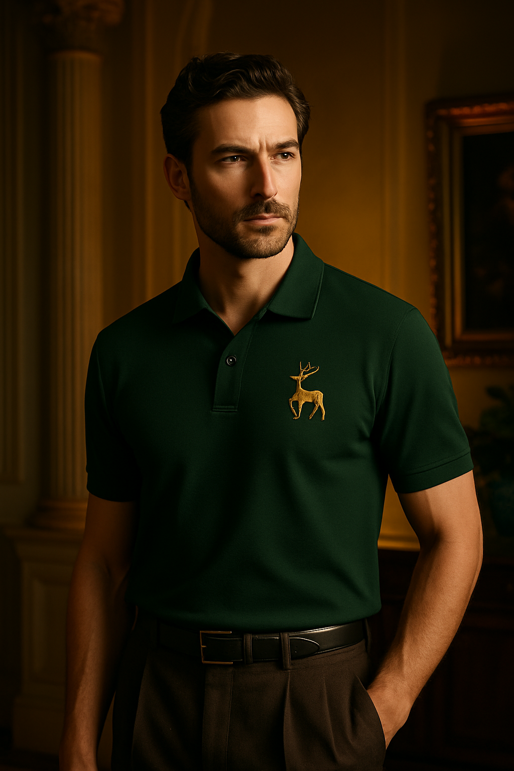 The Stag Emblem Polo